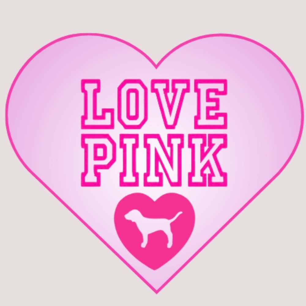 120 Heart Pink Thank you Stickers